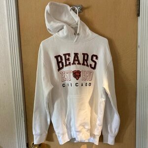 STARTER White Chicago Bears Hoodie